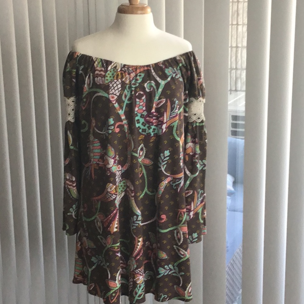 Judith March Boho Peasant Dress